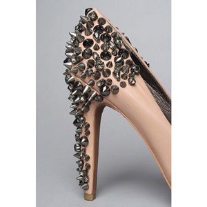 Sam Edelman Spiked Peep Toe Pump